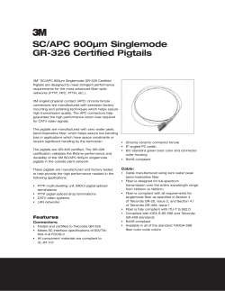 10186-CMD SC/APC Pigtails DS.indd