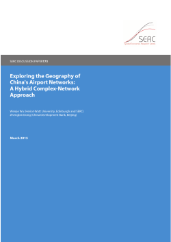 Exploring the Geography of China`s Airport Networks