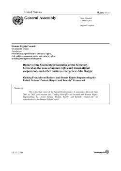 Guiding Principles on Business and Human Rights