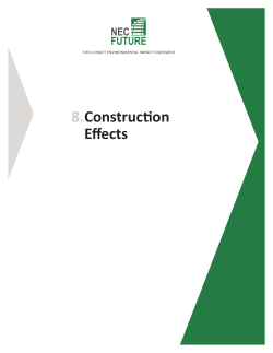 Chapter 8 - Construction Effects
