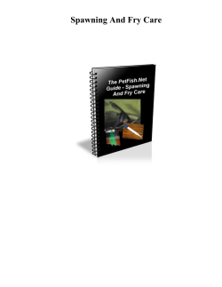 Spawning And Fry Care