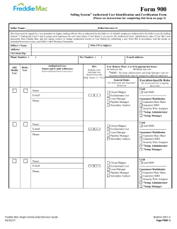 Form 900 - Freddie Mac Home