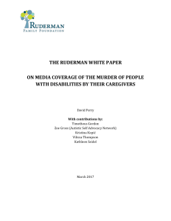 the ruderman white paper on media coverage of the murder of