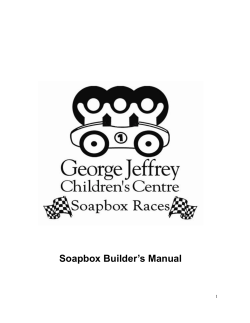 Builders Manual - George Jeffrey Children`s Foundation