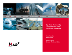 Big Parts Demand Big Changes to the Fiber Placement Status Quo