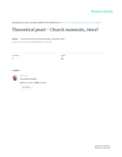 Theoretical pearl - Church numerals, twice!