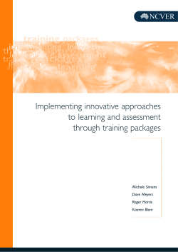 Implementing innovative approaches to learning and
