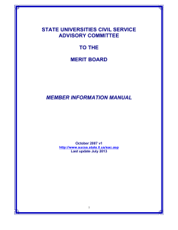 state universities civil service advisory committee to the merit