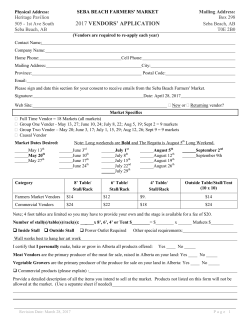 File - Seba Beach Farmers Market