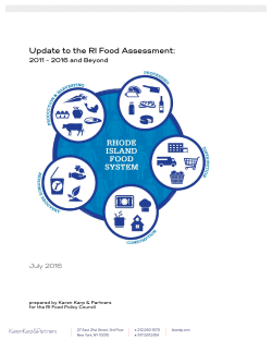 RI Assessment Update_FINAL - Rhode Island Food Policy Council