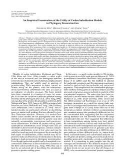 An Empirical Examination of the Utility of Codon
