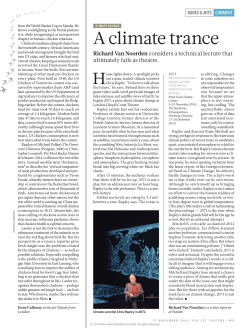 A climate trance