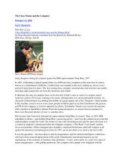 Kasparov article