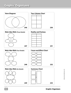 Graphic Organizers