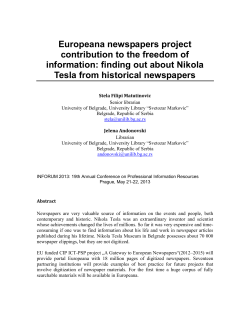 finding out about Nikola Tesla from historical