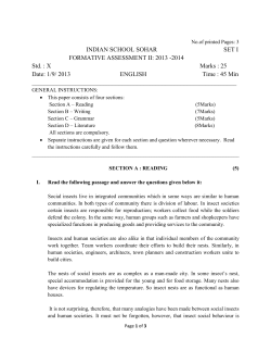 fa 2 english set 1 - Indian School Sohar