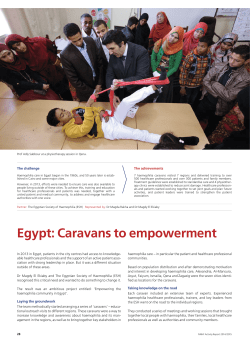 Egypt: Caravans to empowerment