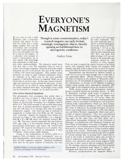 everyone`s magnetism