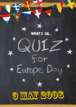 Untitled - Latest news, events and information about the European