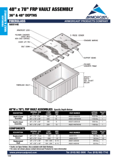 48&rdquo; x 78&rdquo; FRP VAULT ASSEMBLY