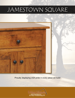jAMESTOWN SQUARE - Urban Collection by Yutzy Woodworking