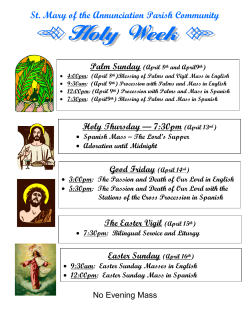 St. Mary of the Annunciation Parish Community