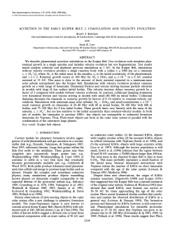 ACCRETION IN THE EARLY KUIPER BELT. I. COAGULATION AND