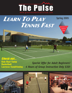 Spring - Greenwood Athletic and Tennis Club