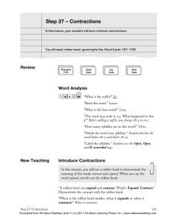 Step 27 &ndash; Contractions - All About Learning Press