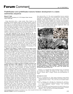 Prelithification and synlithification tectonic foliation