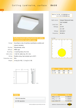 Datasheet - DA30 - LightPartner Lichtsysteme