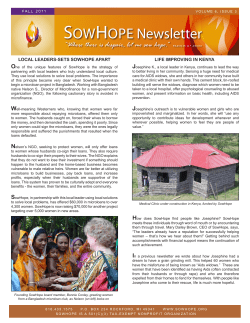 the Newsletter PDF
