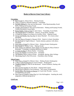 Books to Borrow from Your Library