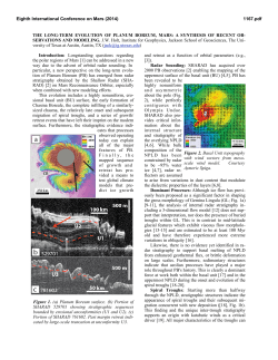 THE LONG-TERM EVOLUTION OF PLANUM BOREUM, MARS: A
