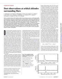 Dust - Laboratory for Atmospheric and Space Physics