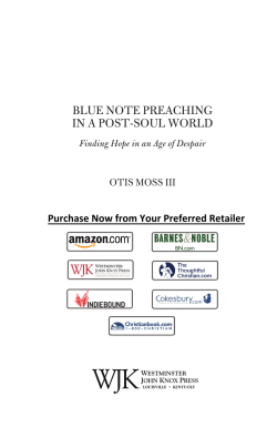 blue note preaching in a post-soul world