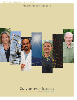 excellence + access - University of Illinois System