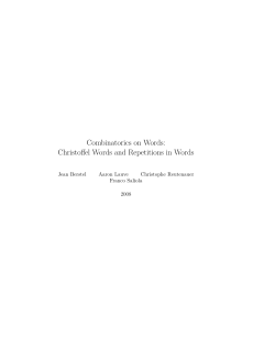 Combinatorics on Words - Seeing this instead of the website you