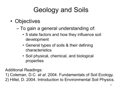 Geology and Soils