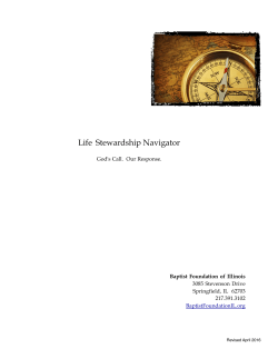 Life Stewardship Navigator - Baptist Foundation of Illinois