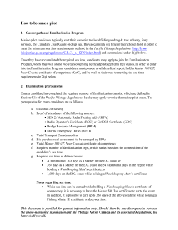 How to become a pilot