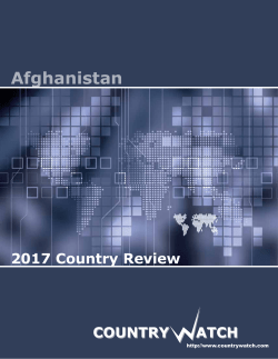 Afghanistan - Country Watch