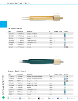 BIPOLAR FORCEPS