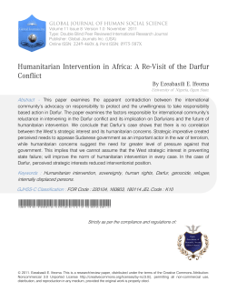 Humanitarian Intervention in Africa: A Re