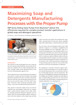 Maximizing Soap and Detergents Manufacturing