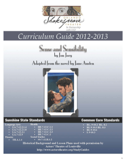 Study Guide - Orlando Shakespeare Theater