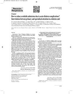How to reduce avoidable admissions due to acute diabetes