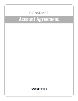 Membership and Account Agreement