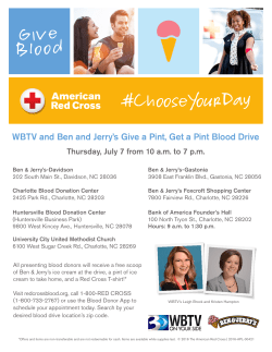 Give a Pint, Get a Pint Blood Drive