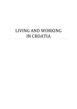 living and working in croatia